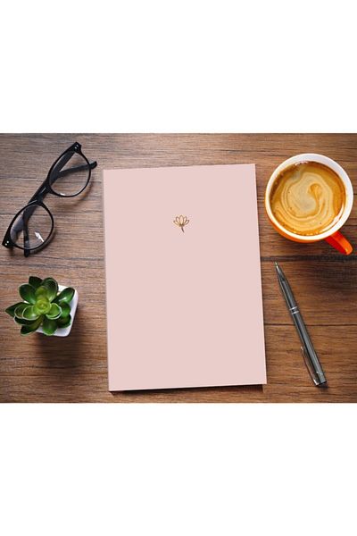 AKILLICA Pastel Notebook Pink 13.5 Cm X 21 Cm