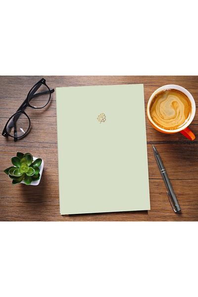 AKILLICA Pastel Notebook Green 13.5 Cm X 21 Cm