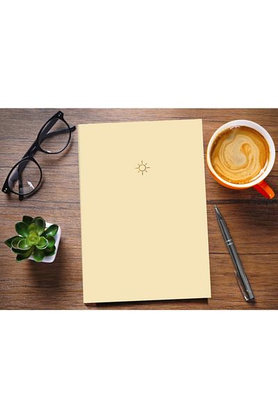 AKILLICA Pastel Notebook Yellow 13 Cm X 20 Cm