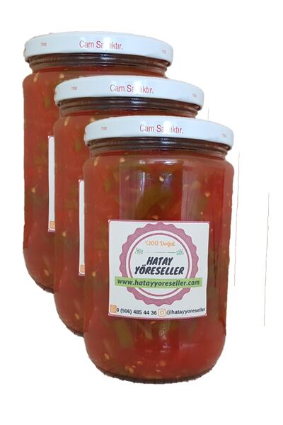 Hatay Yöreseller Acılı Menemen Sosu 950 gr X 3