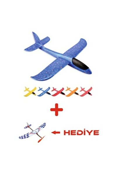 MARTI MODEL Planor Model Uçak+ Lastik Motorlu Model Uçak Hediyeli