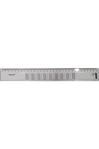 Yıldızlar Plastik Stars Multiplication Table Ruler 30 cm Code:164