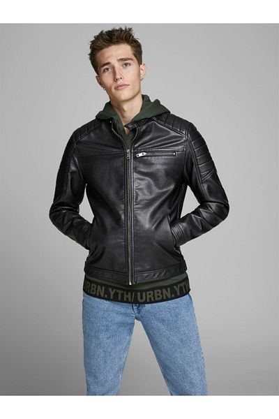Jack & Jones Ανδρικό μαύρο μπουφάν Jjerocky Noos