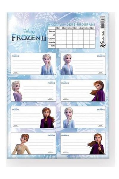 KESKİN COLOR Frozen Ii Sharp Sticker with 3 Lessons Program