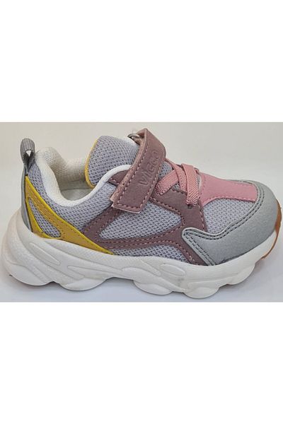 Vicco Girl's Gray 346.b20K.161 Baby Phylon Sneakers
