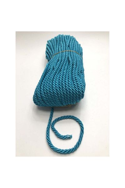 Hobigram Snur turcoaz 8 mm 1 Mt-khc-1023 – Ață de tricotat, design elegant, accesoriu pentru femei