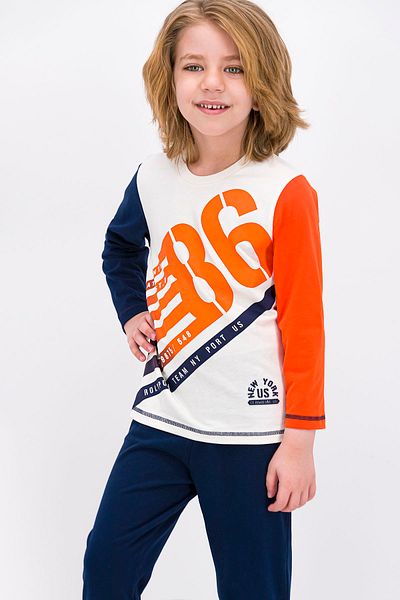 ROLY POLY New York Boy's Long Sleeve Pajama Set
