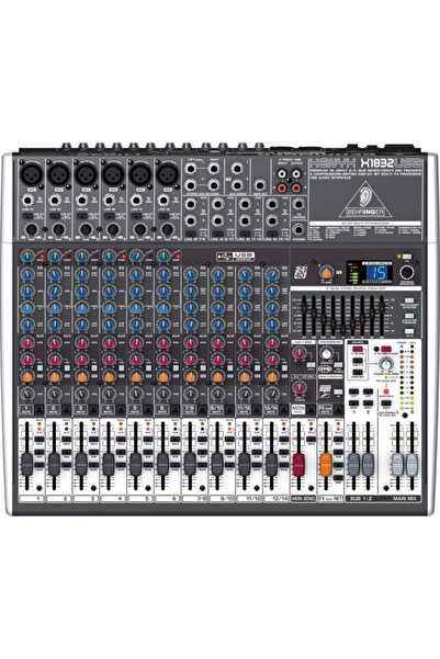 Behringer Xenyx 1832usb 18-ın 3/2-bus Mixer With British Eqs, 24-bit Multi-fx Pro. & Usb/audio Int.