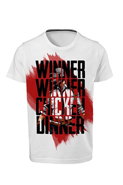 ACR Giyim Pubg - Man Splash - Digitalna štampa paket crveni unisex T-shirt K-02