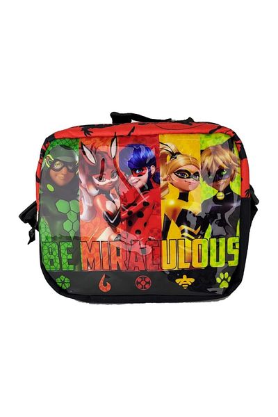 Miraculous Ladybug Characters Licensed Primary School Bag and Lunch Box