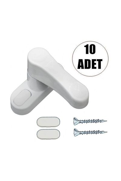 RoseRoi 10 قطع قفل أمان لنوافذ الباب لقفل حماية Pimapen PVC
