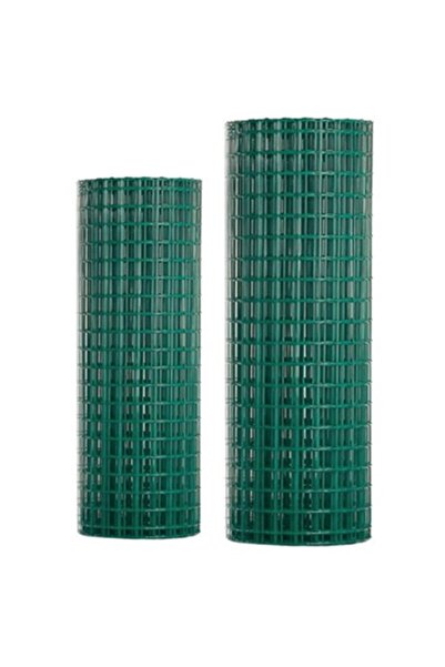 EldenHırdavat Pvc Kaplı 25x25 mm Puntalı  Bahçe Kümes Kafes Teli 1,5x25 mt