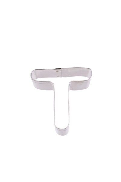 Eminonutoptanci قالب كيك كوكيز وحلويات معدني حرف T حروف أبجدية كبيرة الحجم 8....