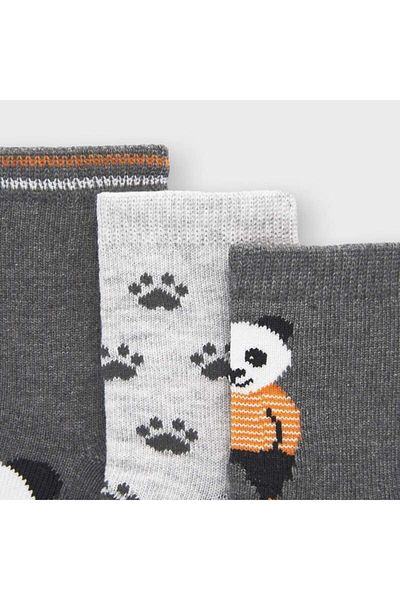 MAYORAL Baby Boy Panda Socks Set of 3