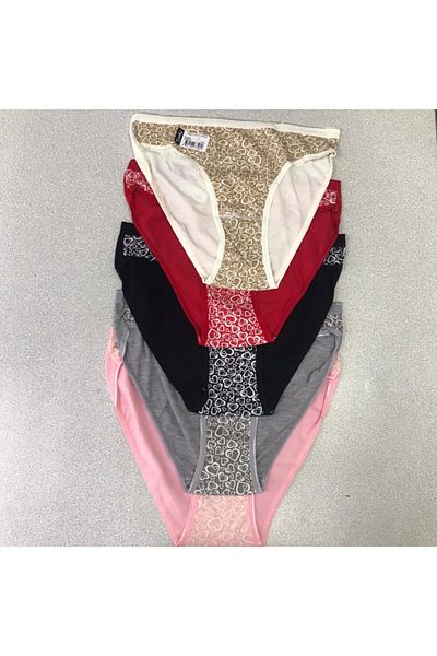 Tutku Pachet de 12 chiloți de bikini cu model pentru femei