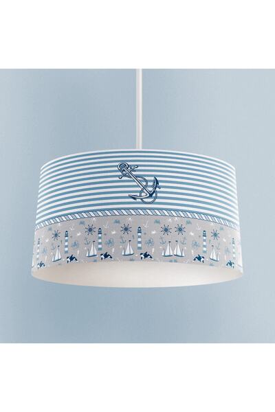 MEKTA HOME Sailor Pattern Blue Chandelier