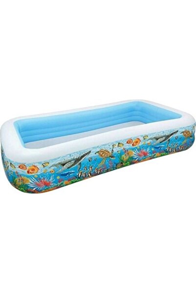 Intex Fish Patterned Transparent Family Pool Intex 58485