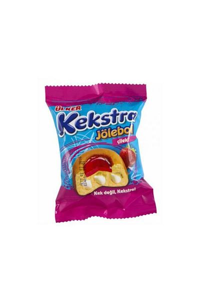 Ülker Strawberry Cake Jelly Ball - 24 Pieces