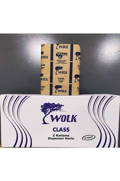 Wolk Economical 1440 Sheets 12*120 Z Fold Dispenser Towel