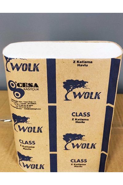 Wolk Economical 1440 Sheets 12*120 Z Fold Dispenser Towel