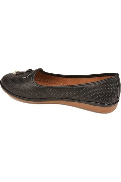 Polaris Women's Black Daily Ballerinas