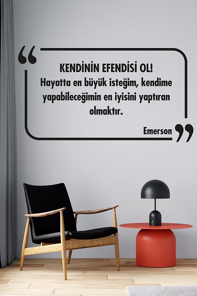 Tilki Dünyası Autocolant decorativ negru cu graffiti 028