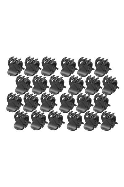 Tahtakaledeyim مشبك مزلاج صغير لون أسود 20 قطعة 1.2 سم