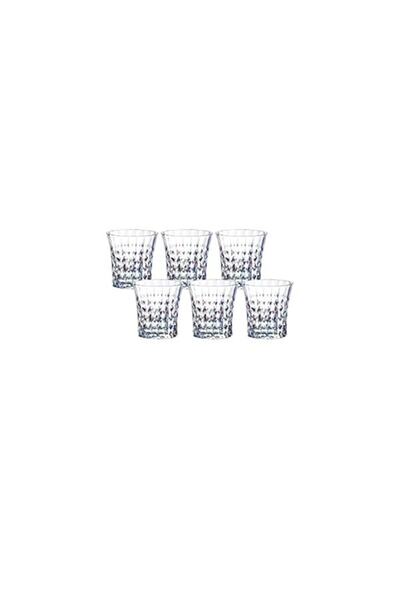 CRISTAL D'ARQUES Lady Diamond 6'lı Kristal Viski Bardağı 270 Ml