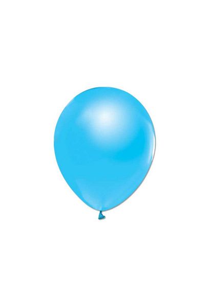 Acar Süs Light Blue Balloon Metallic - 12 Inches, 20 Units