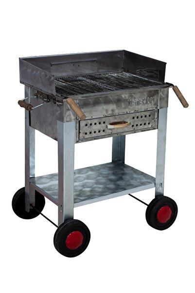 3M Mth-186 Pervazlı Çekmeceli Maltız Izgaralı Mangal (4 Tekerlekli)