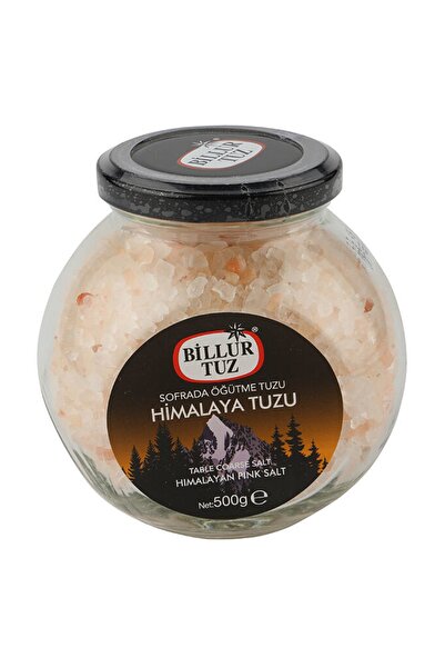 Billur Himalaya Tuzu Cam Kavanoz 500 gr