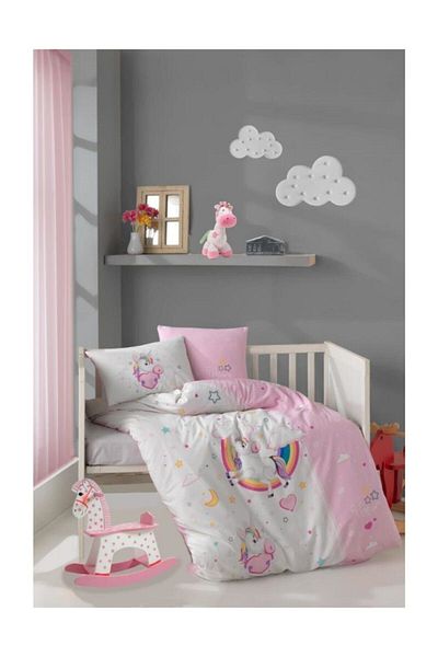 Clasy Baby Bedding Set Pony V1 Pink
