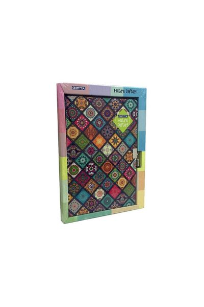 Gıpta 120 de coli 17x24 Cusătură cu fir Copertă rigidă Album de însemnări cu blocare 3344