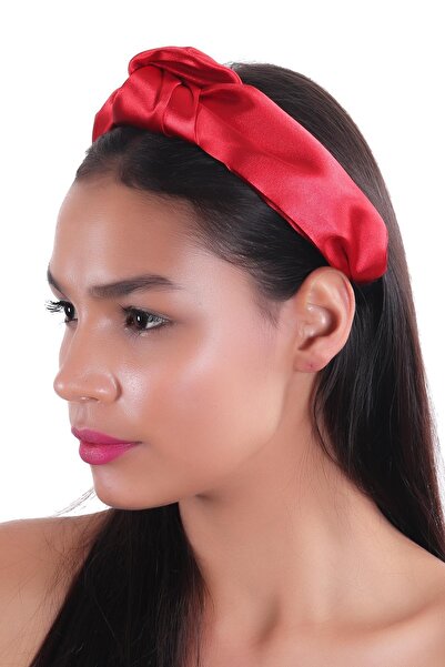 hahai accessories Hahai Women's Wide Band Flowing Satin Crown