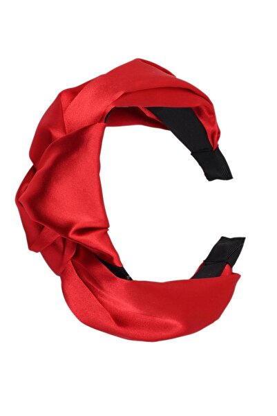 hahai accessories Hahai Women's Wide Band Flowing Satin Crown