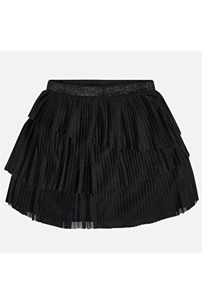 MAYORAL Kız Çocuk Siyah Pilise Etek