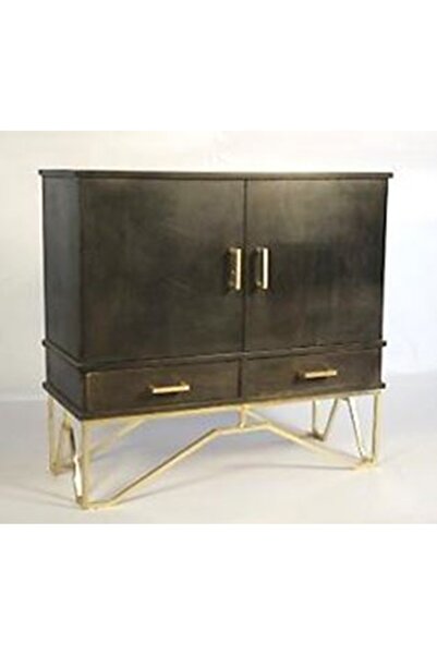 GAN DECOR Siyah Kapaklı Dresuar