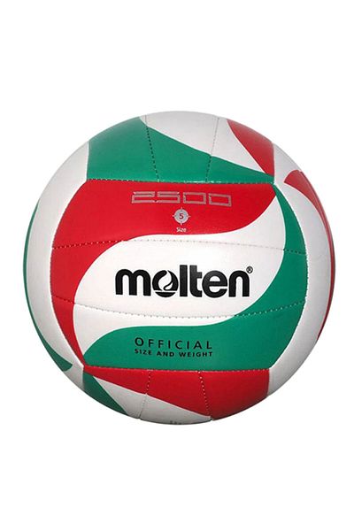 MOLTEN Yeil Red Stitched Volleyball Ball No5 V5M2500