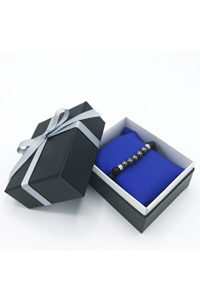 Hepsi Enteresan Hematit Ve Oniks Taşlı Bileklik, Sevgiliye Hediye, Erkeğe Hed...