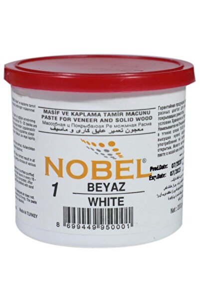 Genel Markalar Ahşap Tamir Dolgusu Masif Ve Kaplama Tamir Macunu Beyaz 200 Gr