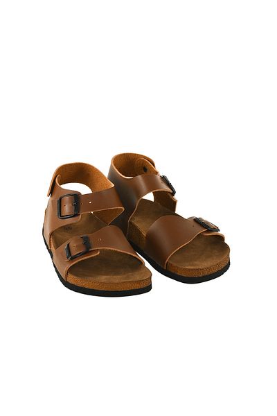 JustBow Unisex tan sandále