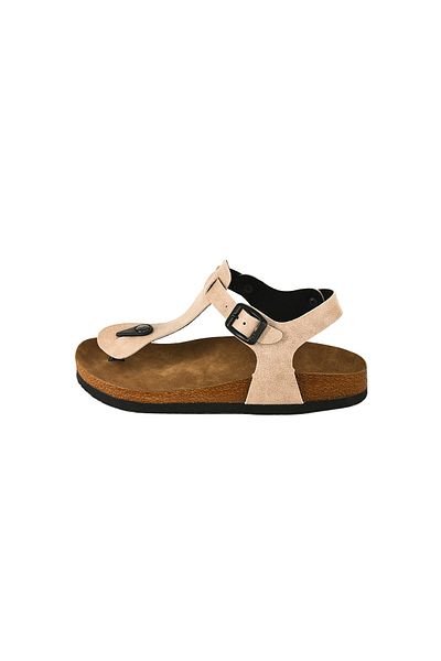 JustBow Unisex Beige Sandals