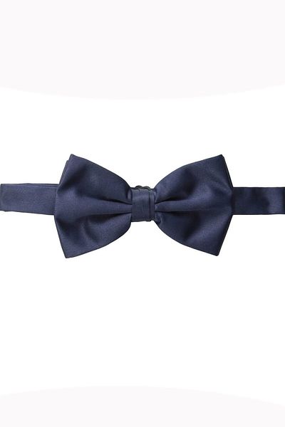 Gutiero Papion din satin bleumarin