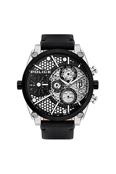 Police Ανδρικό ρολόι Police PL15381JSTB.04A, Quartz, 51mm, 3ATM