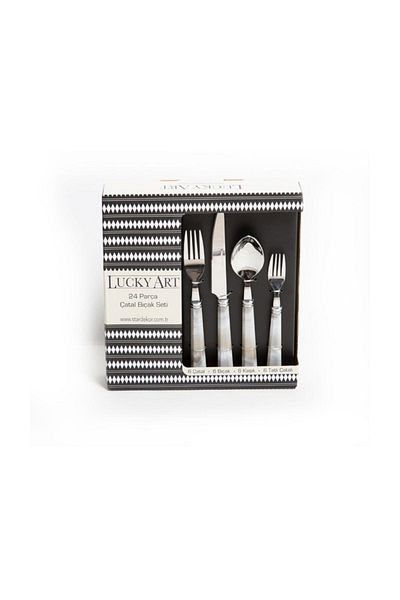 Lucky Art 24 Piece Cutlery Set