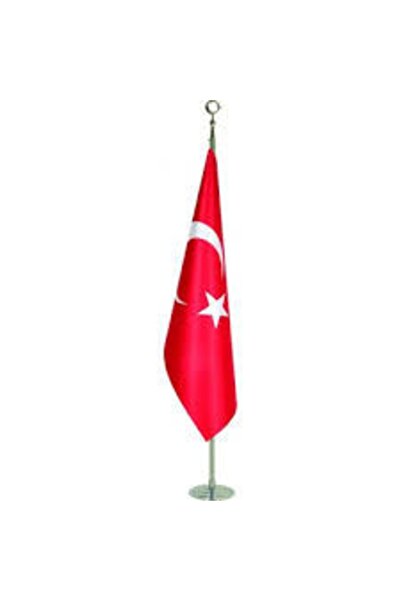 ibsALPİN BAYRAK Türk Bayrağı Makam Bayrağı Ve Krom Takım Set