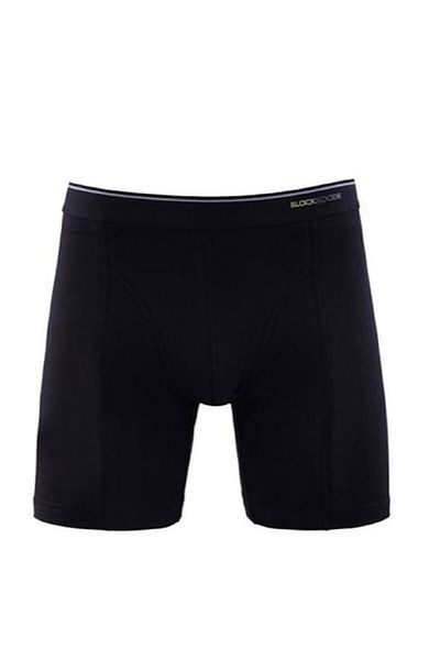 Blackspade Βαμβακερά μακριά ανδρικά μαύρα μπόξερ