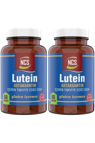 NCS Lutein 15 Mg Astacanthin 12 Mg 2 X 60 Tablets 120 Tablets