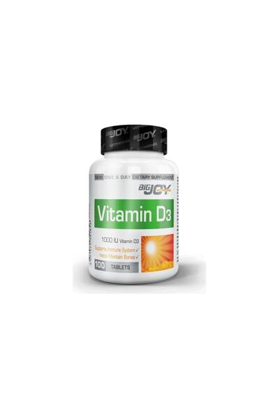 Bigjoy Sports Bigjoy Vitamins Vitamin D3 100 Tablets Big351856