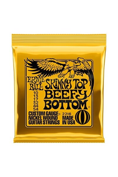 Ernie Ball Ernıe Ball P02216 - Skinny Top Beefy Bottom Slinky Nickel Wound 10...